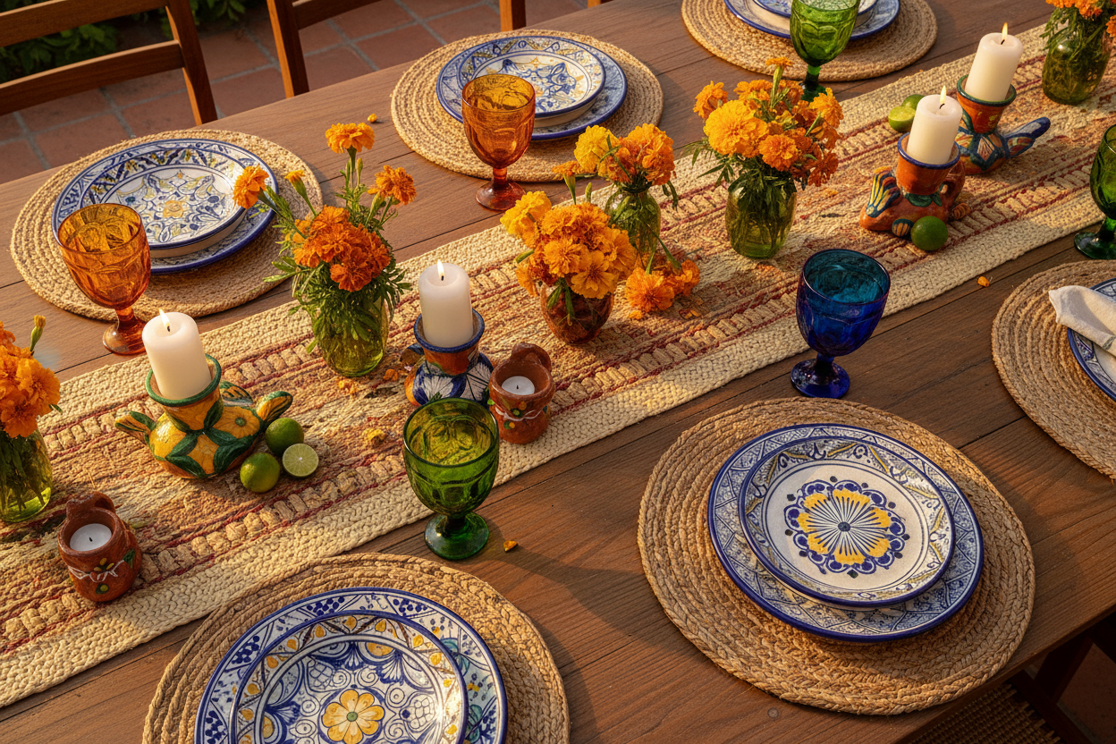 Cómo crear una mesa mexicana perfecta: guía de estilo con piezas artesanales