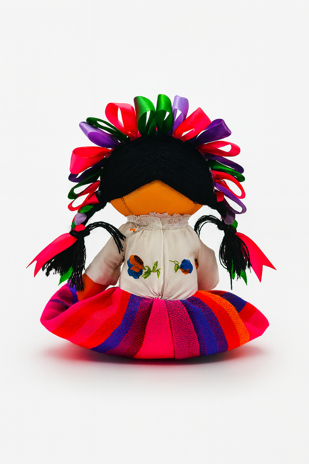 Muñeca Lele Tradicional – Artesanía Mexicana Bordada a Mano