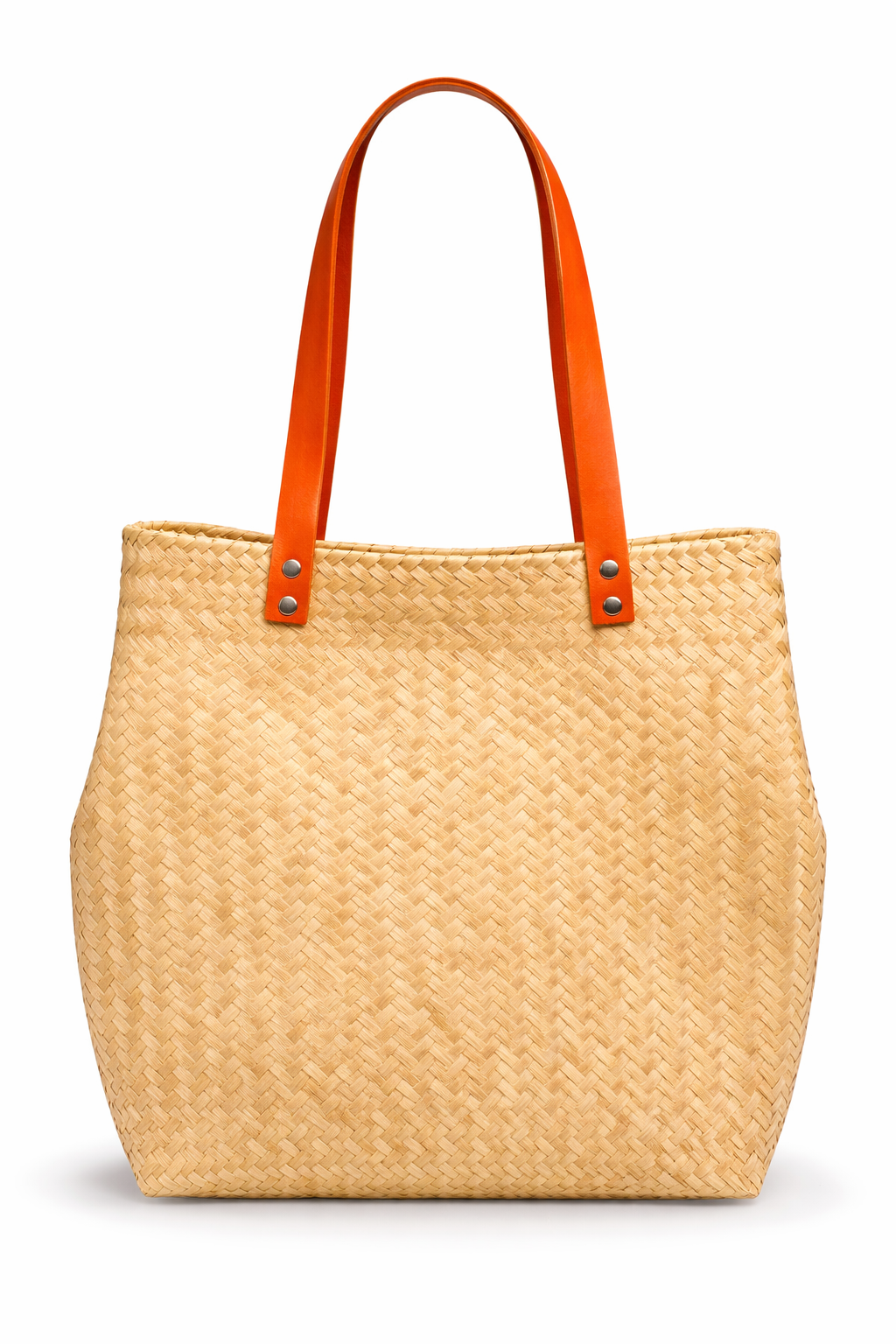 Bolsa Tote de Palma Natural Silueta Estructurada – Modelo Nsady