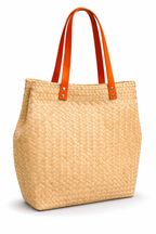 Bolsa Tote de Palma Natural Silueta Estructurada – Modelo Nsady