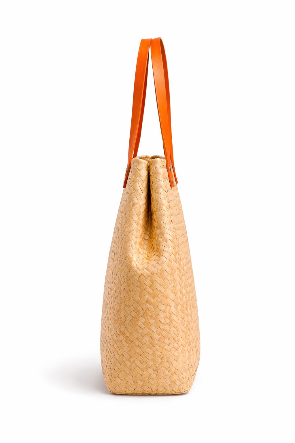 Bolsa Tote de Palma Natural Silueta Estructurada – Modelo Nsady