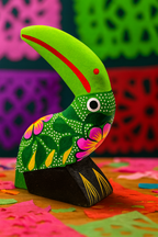 Set de 5 Alebrijes Miniatura de Madera de Copal