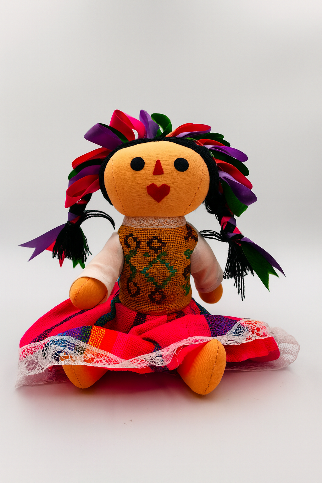Muñeca Lele Tradicional – Artesanía Mexicana Bordada a Mano