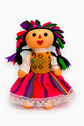 Muñeca Lele Tradicional – Artesanía Mexicana Bordada a Mano