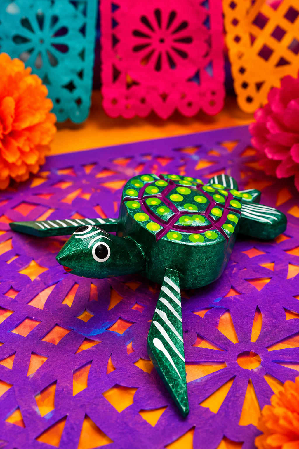 Set de 5 Alebrijes Miniatura de Madera de Copal