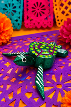 Set de 5 Alebrijes Miniatura de Madera de Copal
