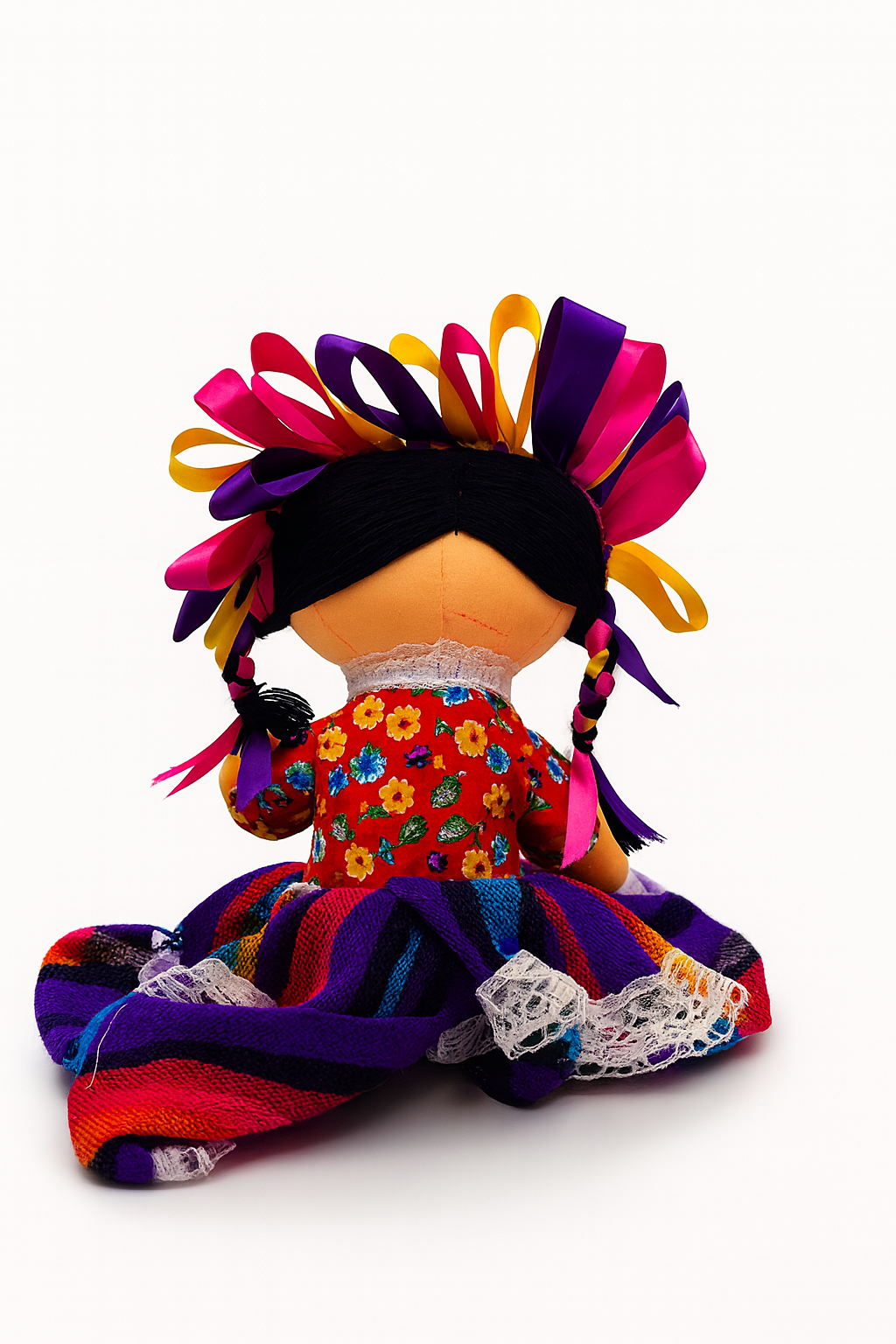 Muñeca Lele Tradicional – Artesanía Mexicana Bordada a Mano